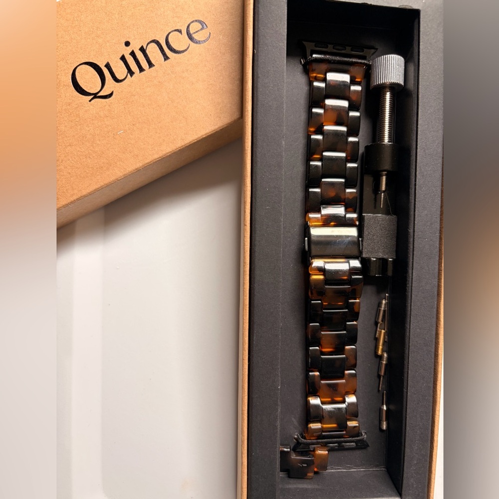 NEW Quince Acetate Tortoiseshell Smartwatch Band - Picture 6 of 8